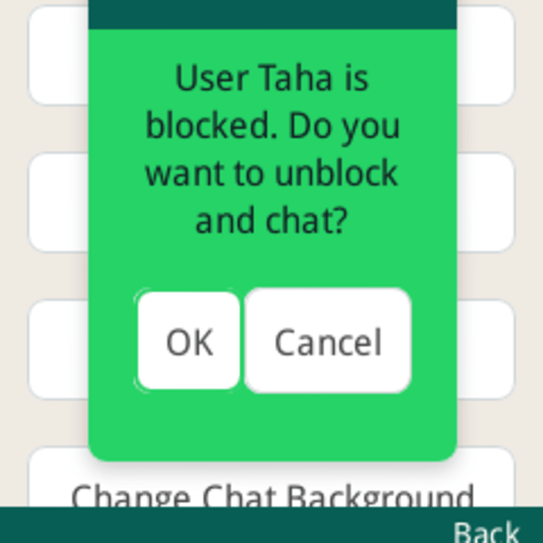 Unblock User