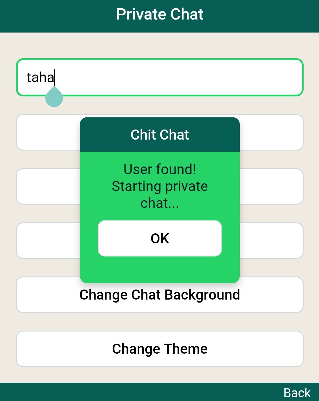 Chat Started